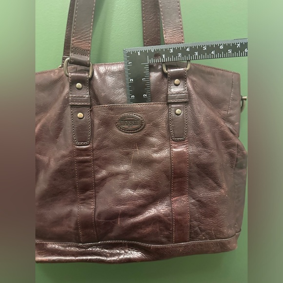FOSSIL Vintage Work Tote ✨Rare✨ - Picture 9 of 15